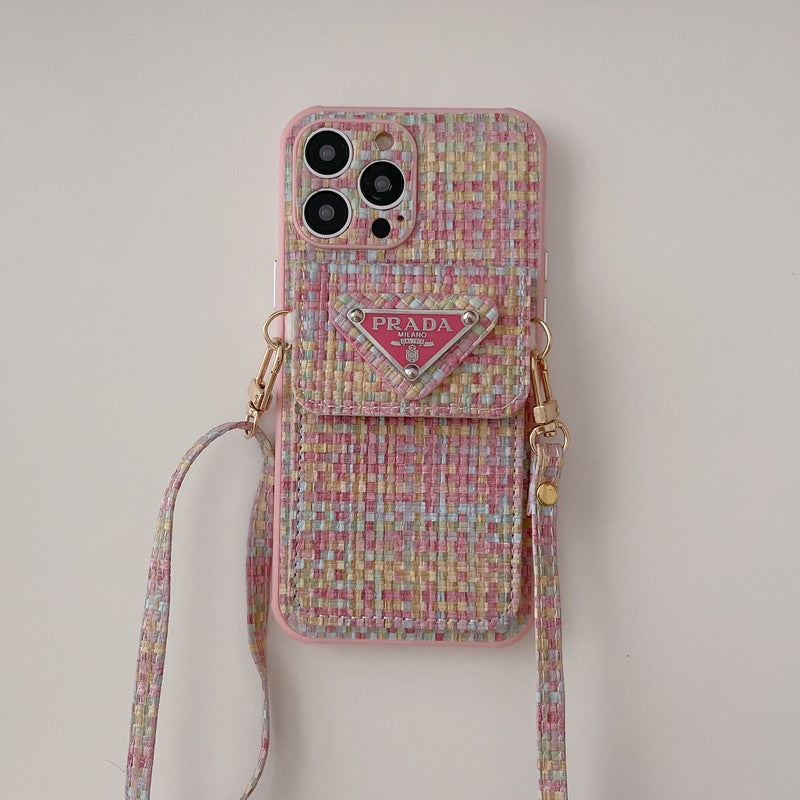 PRA Weave Card Bag Crossbody iPhone