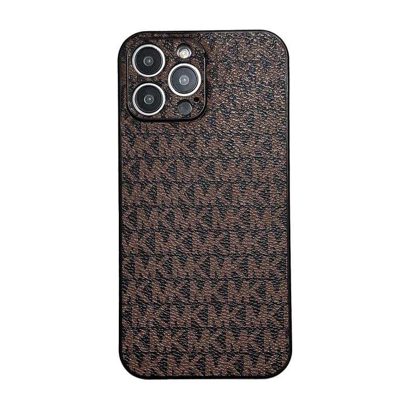 Estojo para iPhone de couro MK