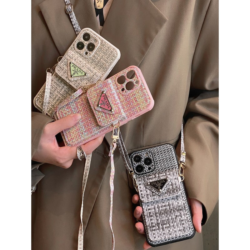 PRA Weave Card Bag Crossbody iPhone