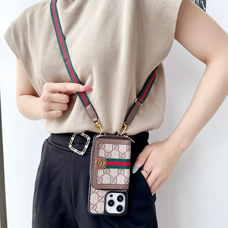 Lou Card Holder Chain iPhone Case