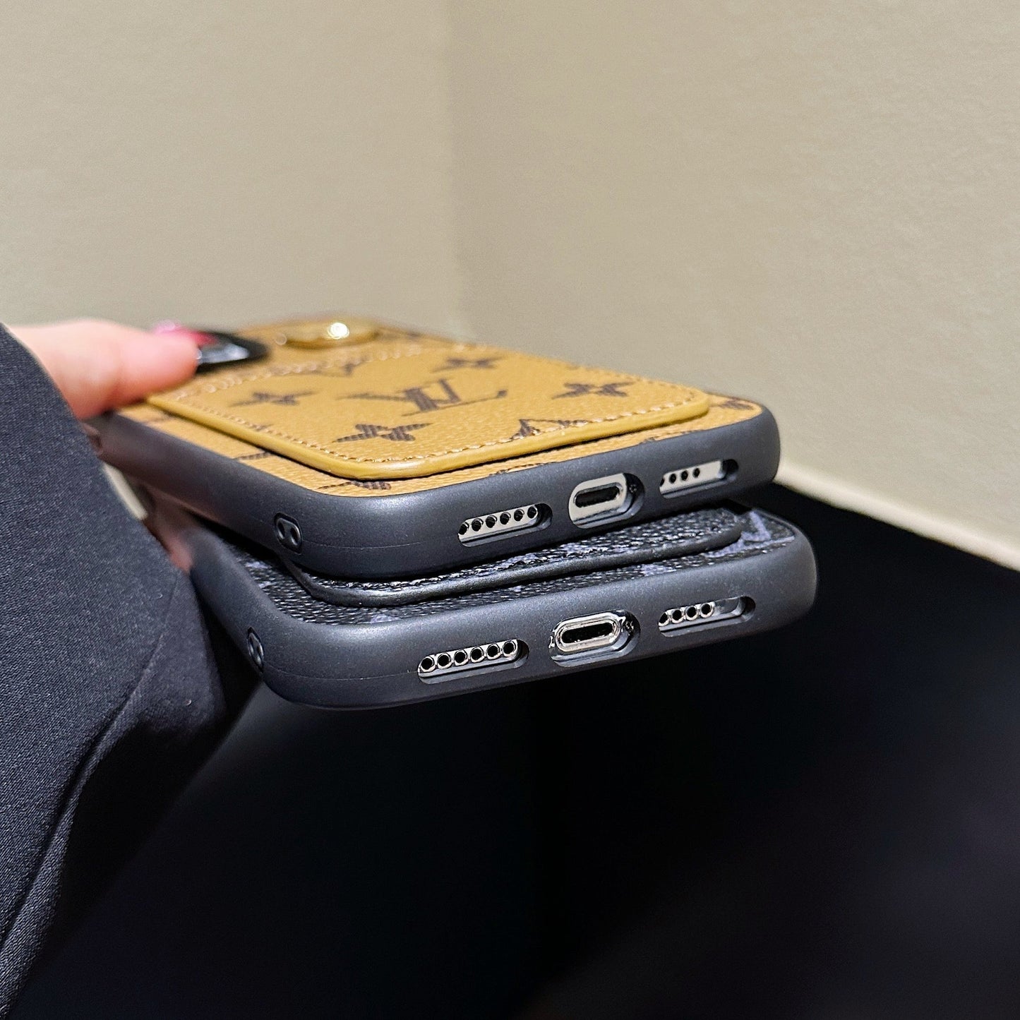 Lout Card Holder Leather iPhone Case