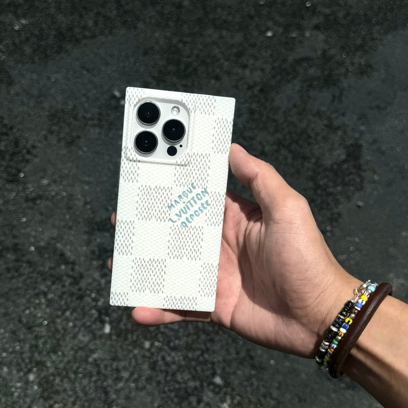 Lou Black & White Square iPhone