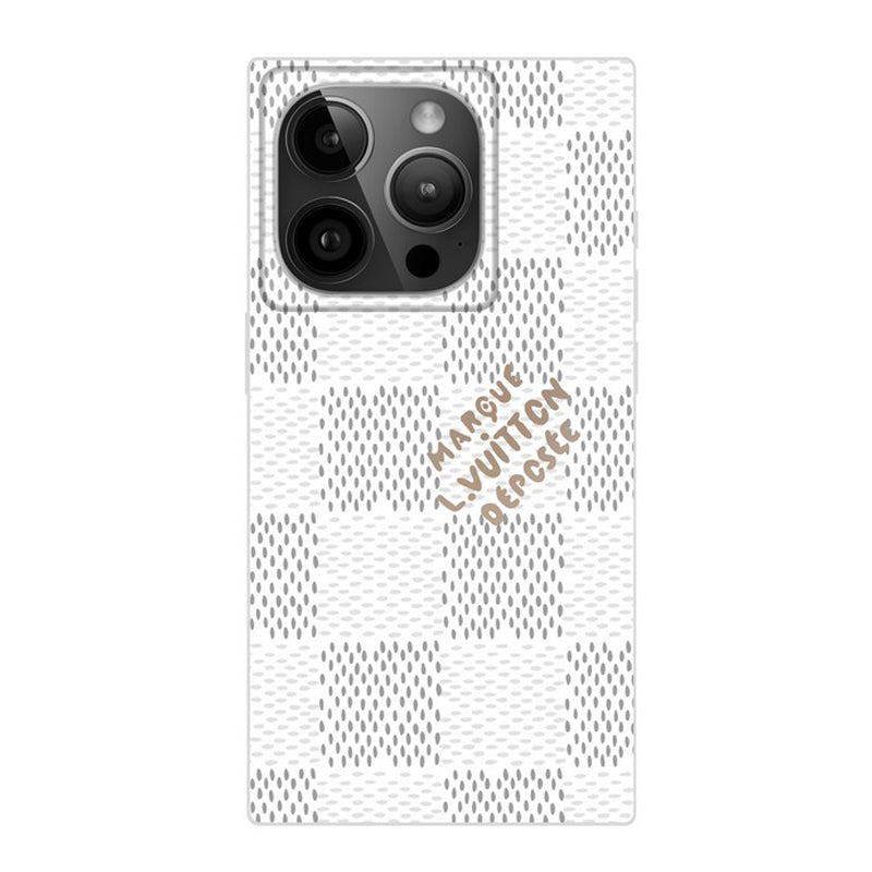 Lou Black & White Square iPhone