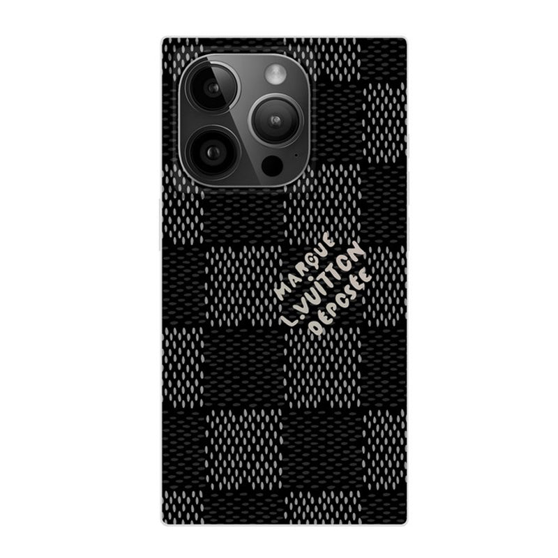 Lou Black & White Square iPhone