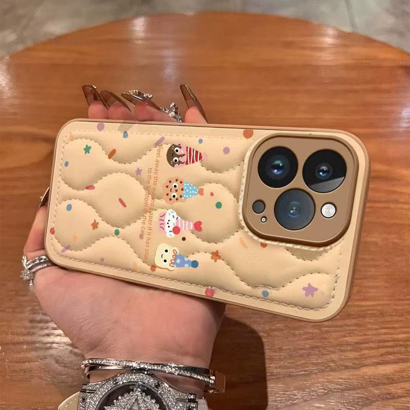 Featherlight Luxury: Trendsetters' Cookie iPhone Case