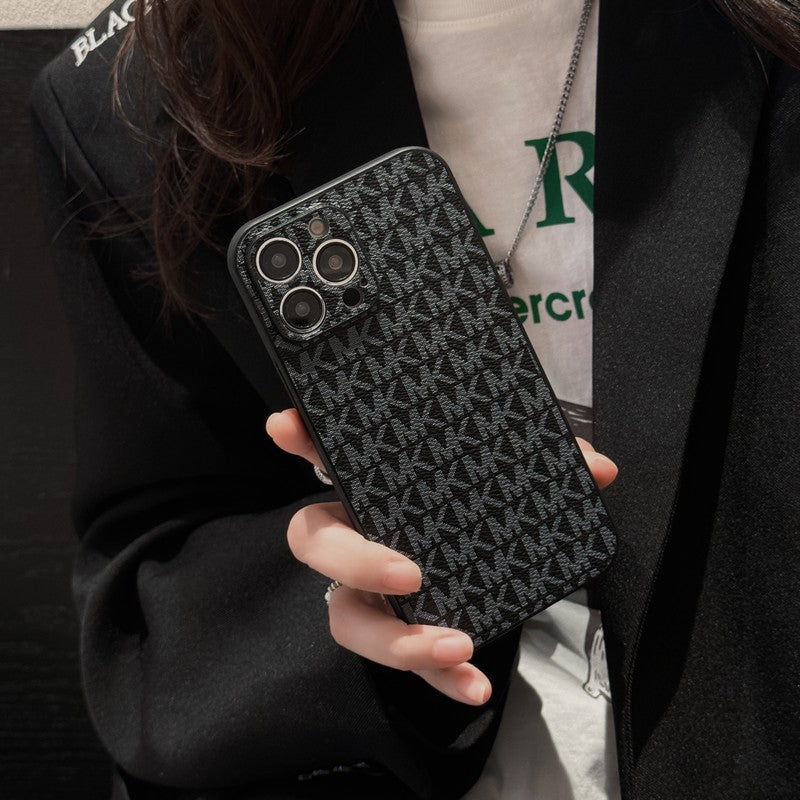 Estojo para iPhone de couro MK