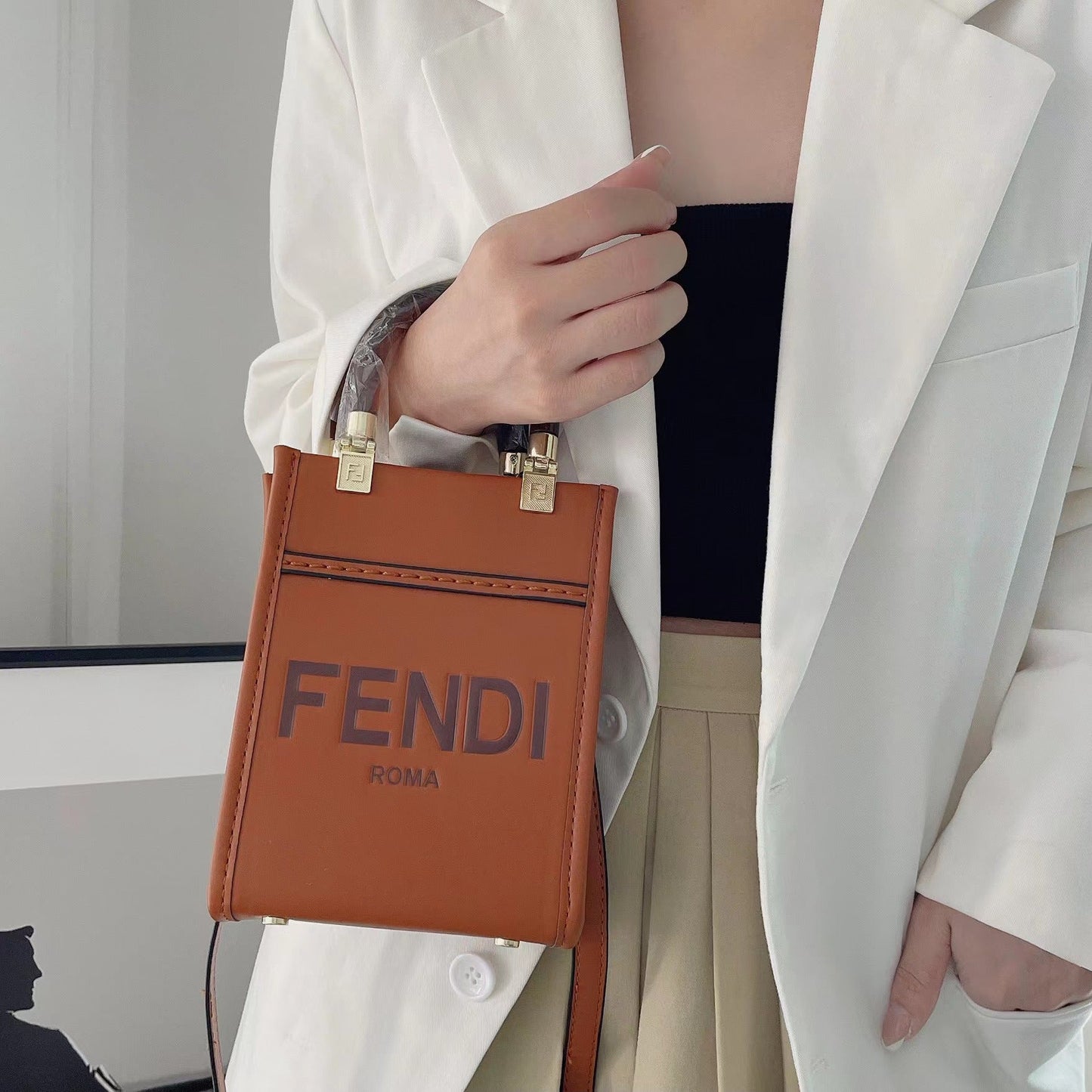 Sacola clássica com crossbody