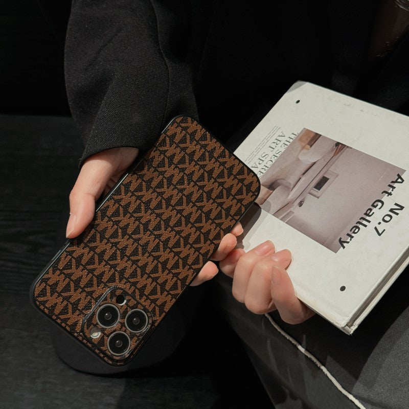 Estojo para iPhone de couro MK