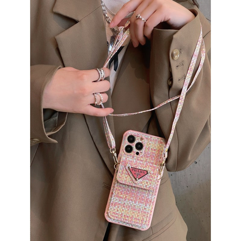 PRA Weave Card Bag Crossbody iPhone