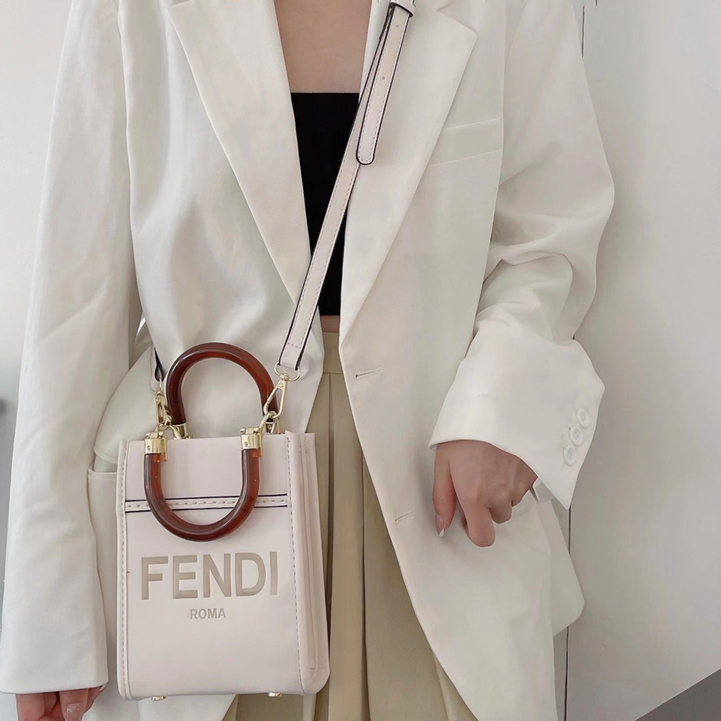 Sacola clássica com crossbody