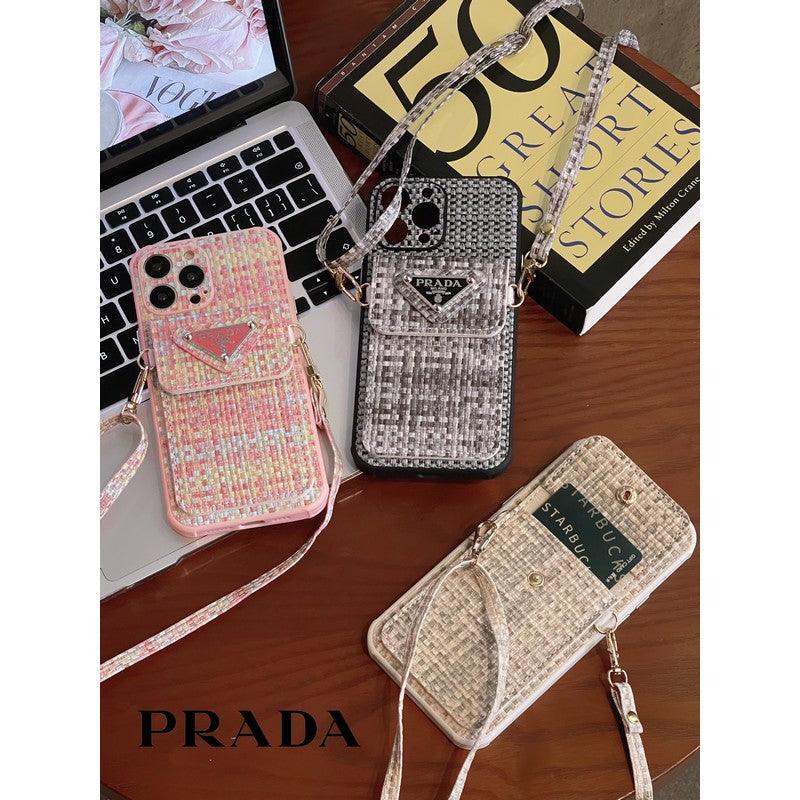 PRA Weave Card Bag Crossbody iPhone