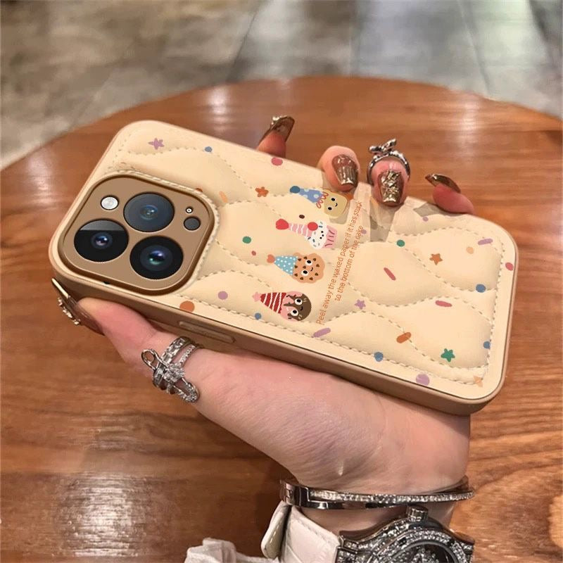 Featherlight Luxury: Trendsetters' Cookie iPhone Case