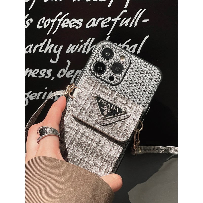 PRA Weave Card Bag Crossbody iPhone