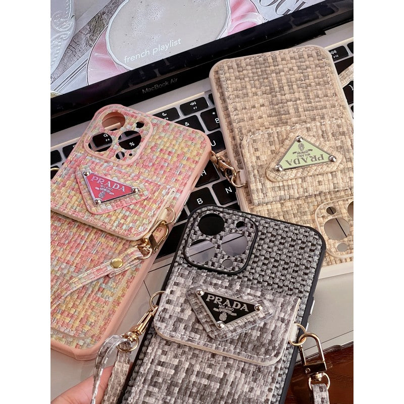 PRA Weave Card Bag Crossbody iPhone