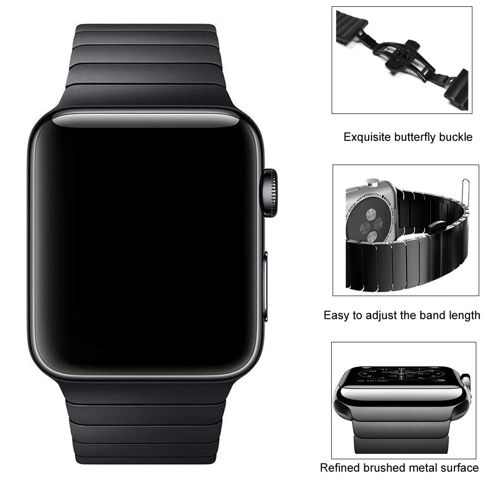 Βραχιόλι για ανοξείδωτο χάλυβα Apple Watch