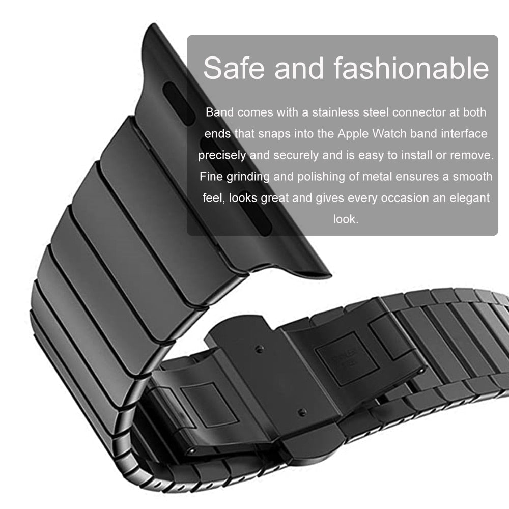 Βραχιόλι για ανοξείδωτο χάλυβα Apple Watch