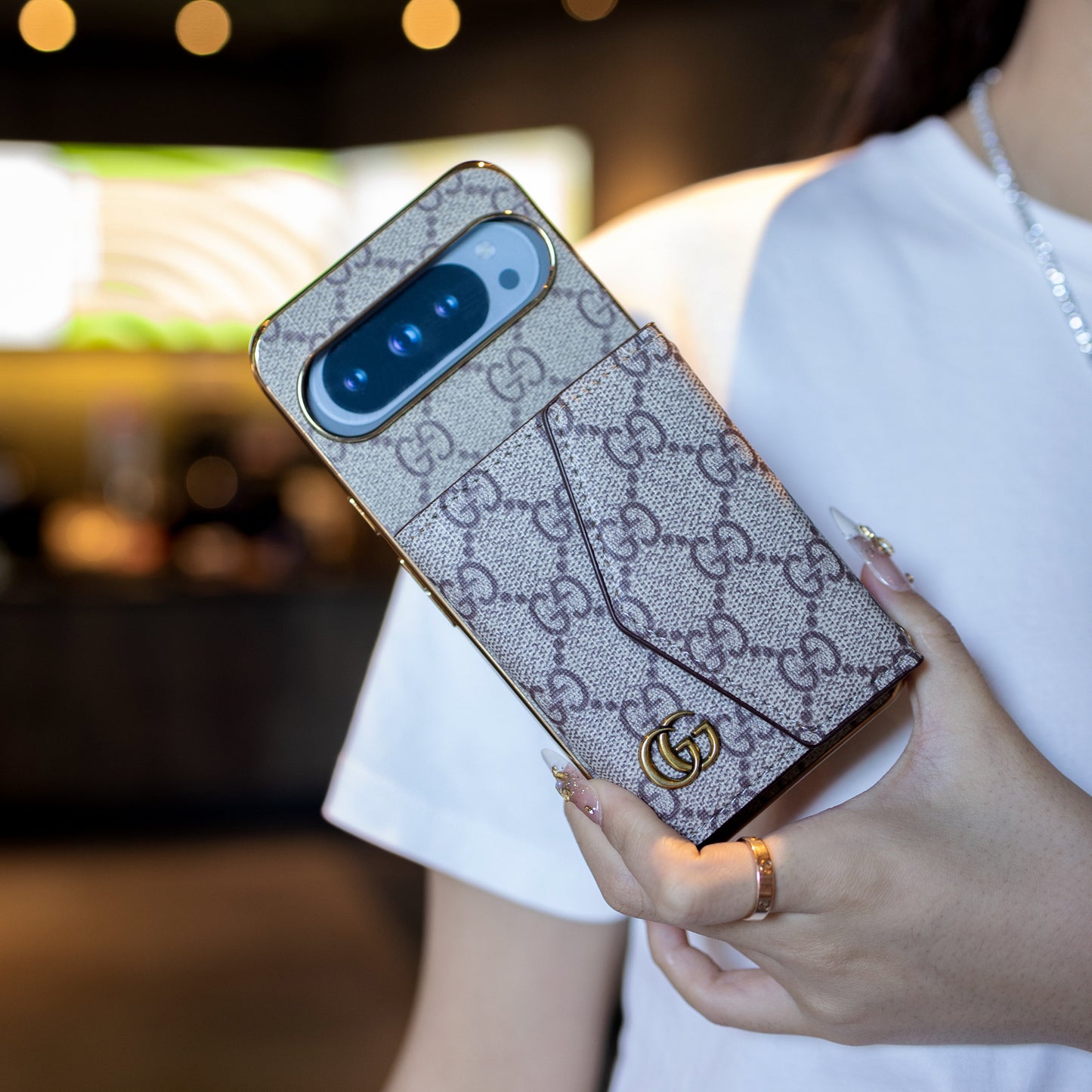 Luxury Card Holder Style Google Pixel phone case