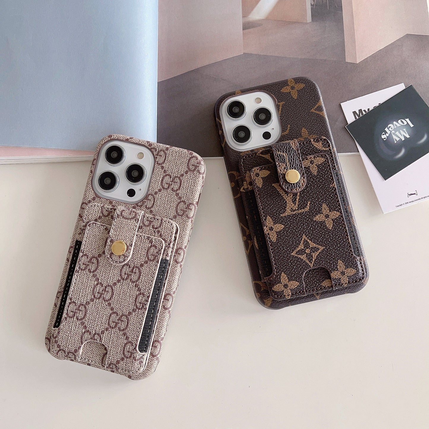 Lou Card Holder iPhone Case