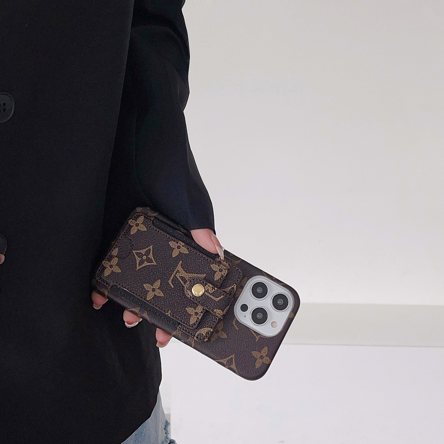Lou Card Holder iPhone Case