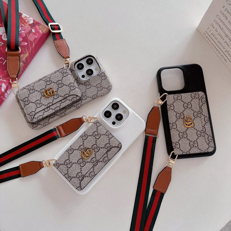 Card Bag Crossbody Classic iPhone Case