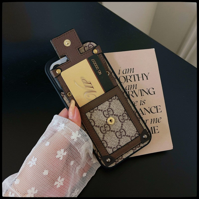 GG Lou Card Holder iPhone Case