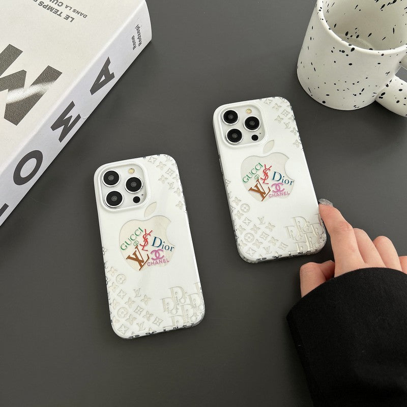 CD GG CC Lou White iPhone Case