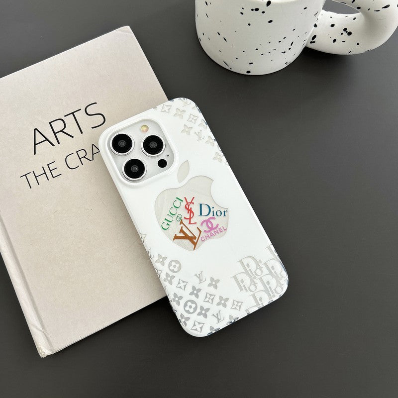 CD GG CC Lou White iPhone Case
