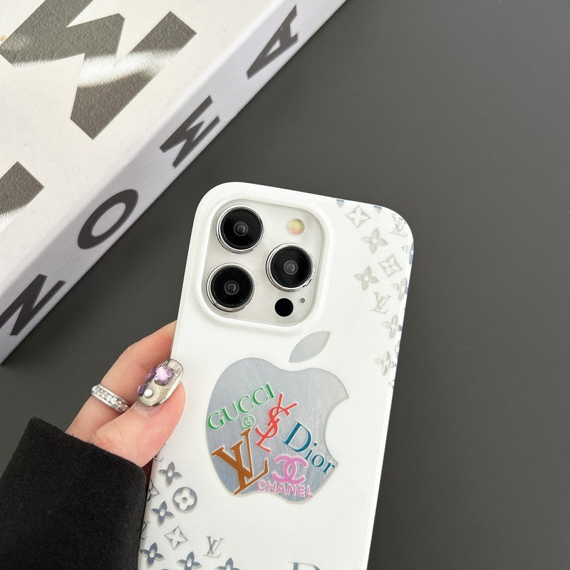 CD GG CC Lou White iPhone Case