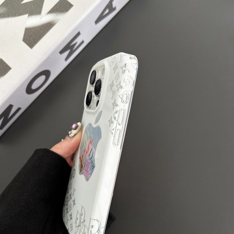 CD GG CC Lou White iPhone Case