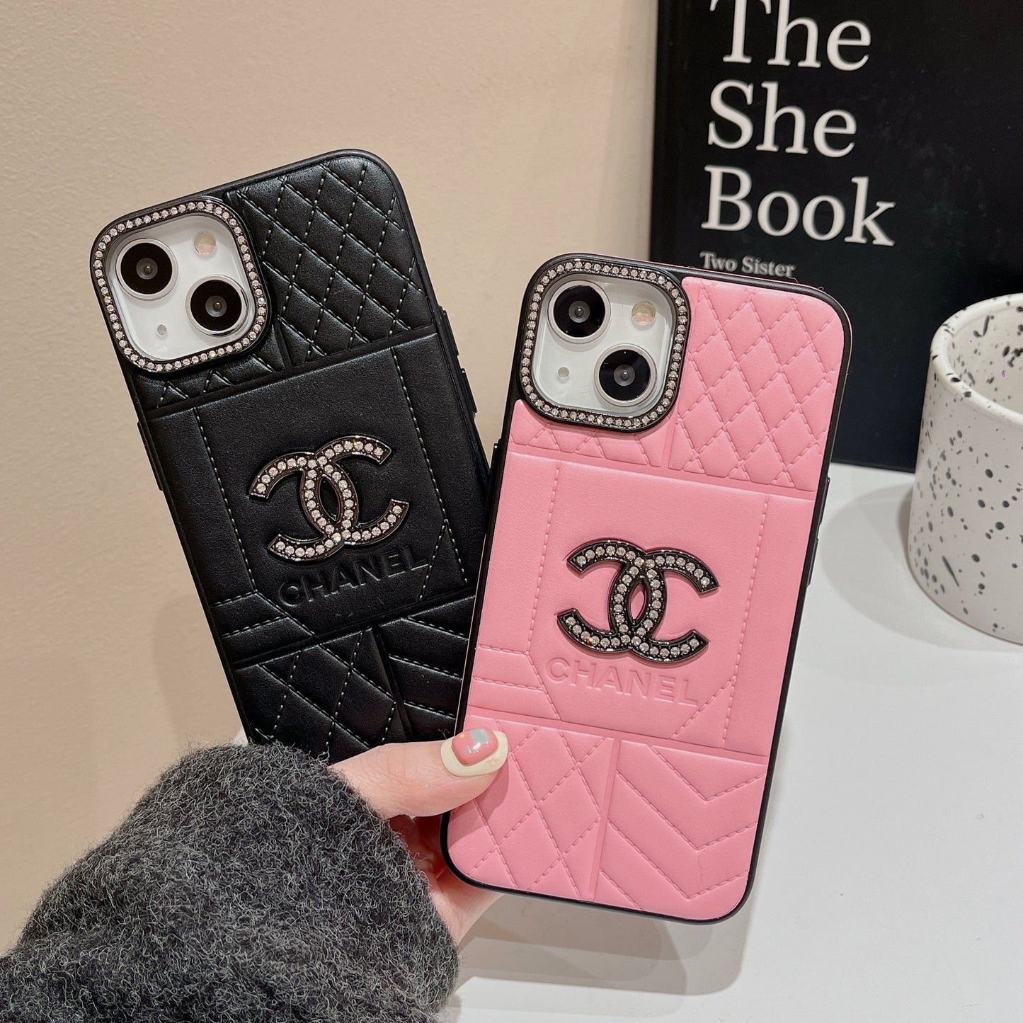 CC Rhombus Δερμάτινη θήκη iPhone