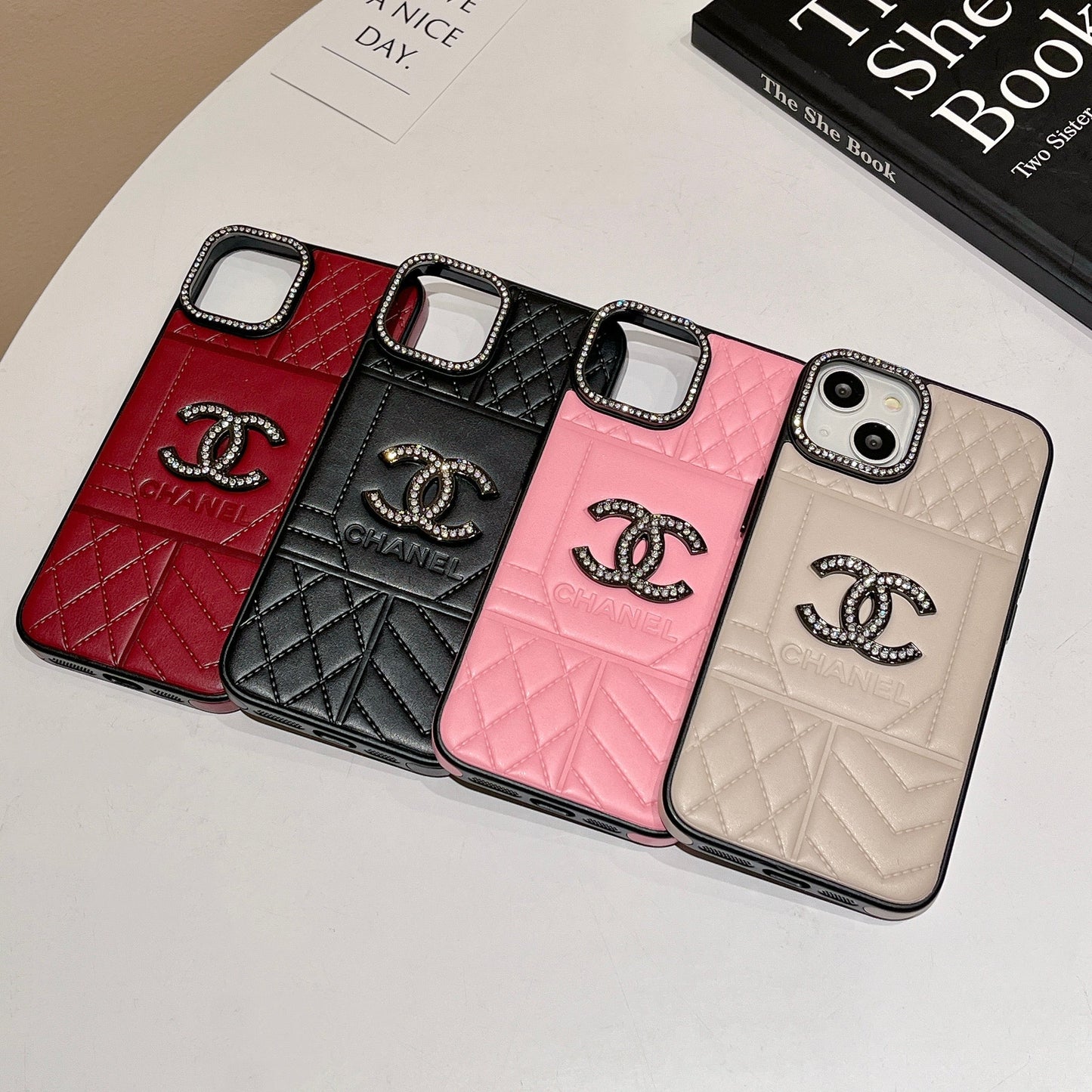 CC Rhombus Δερμάτινη θήκη iPhone