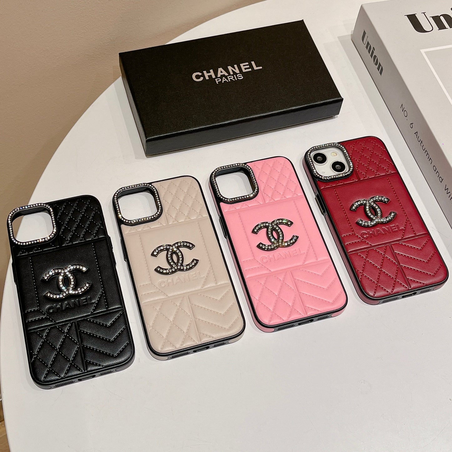 CC Rhombus Δερμάτινη θήκη iPhone