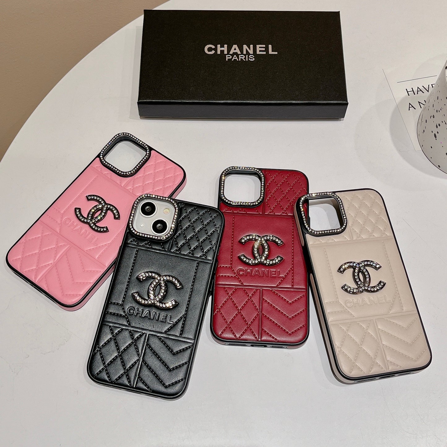 CC Rhombus Δερμάτινη θήκη iPhone