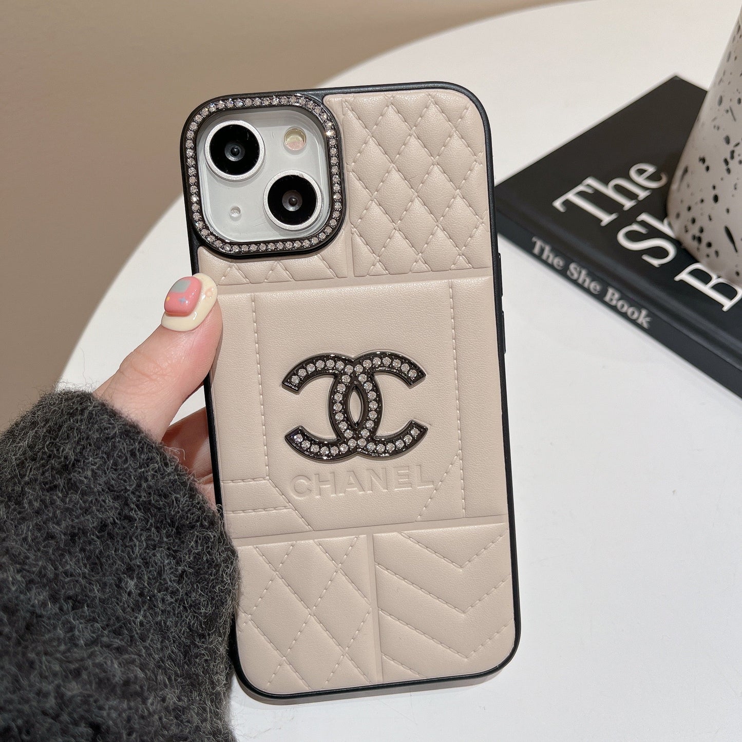 CC Rhombus Δερμάτινη θήκη iPhone