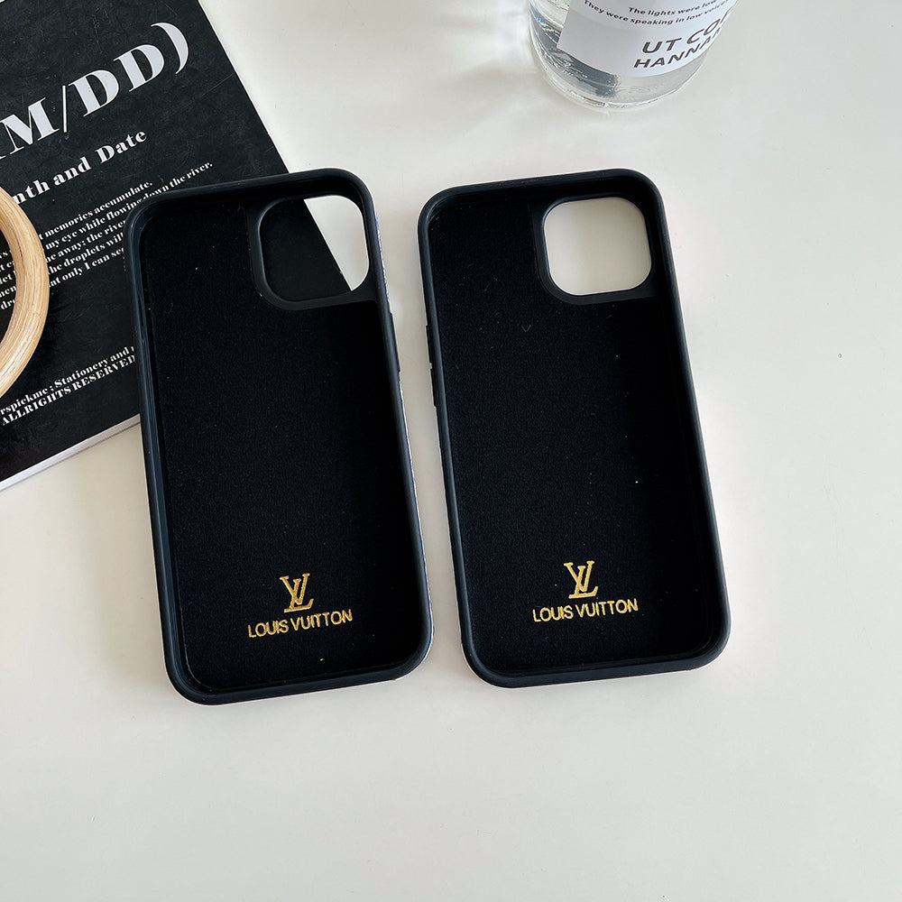 Lou Color Coather iPhone Case