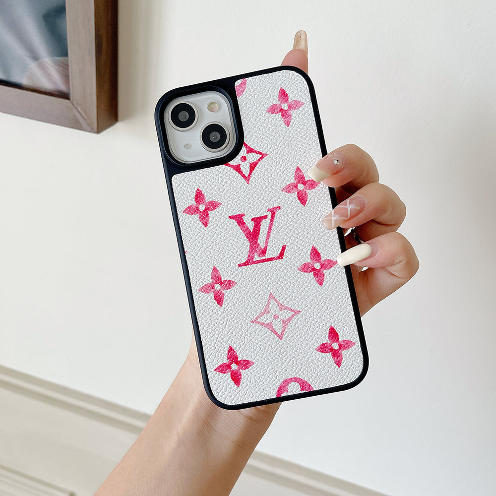 Lou Color Coather iPhone Case