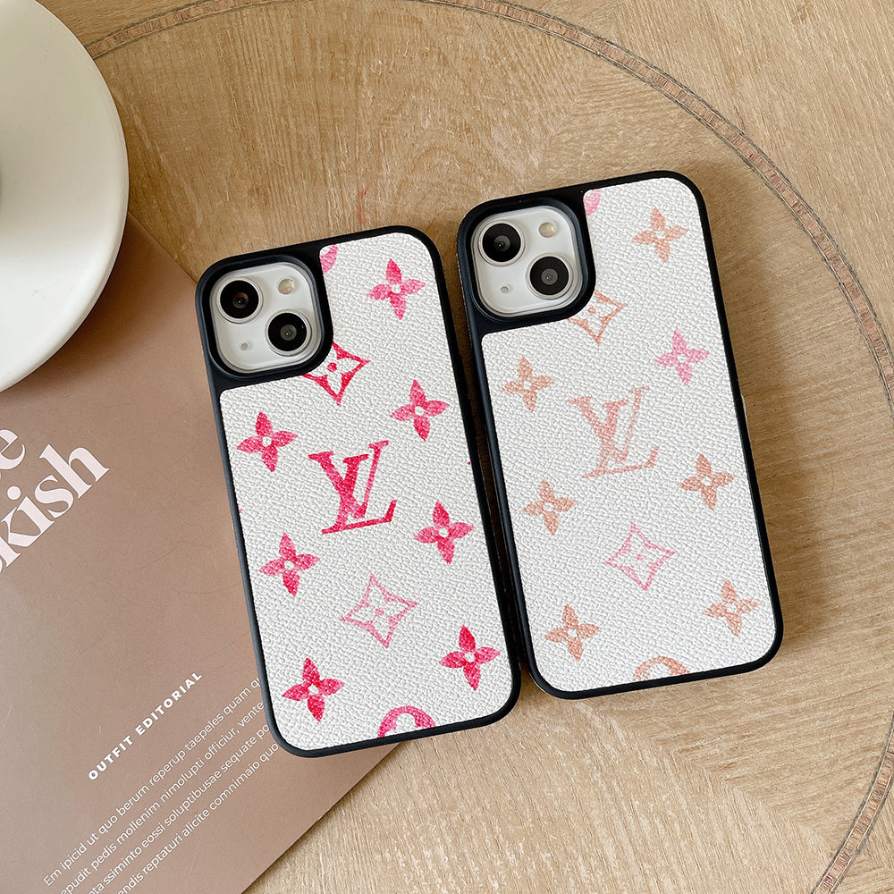 Lou Color Coather iPhone Case