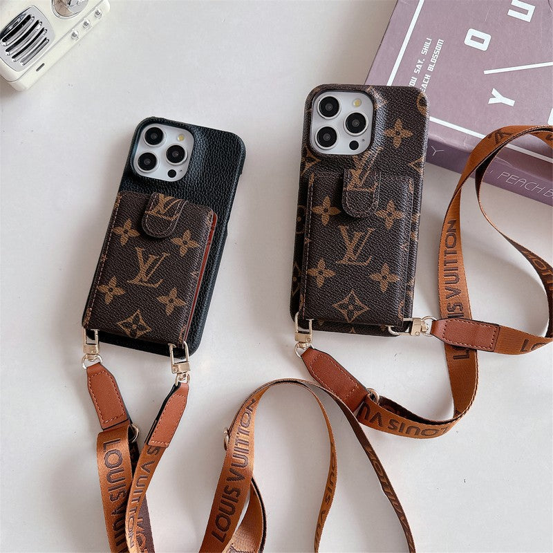 Lou Card Bag Crossbody Chain Case iPhone
