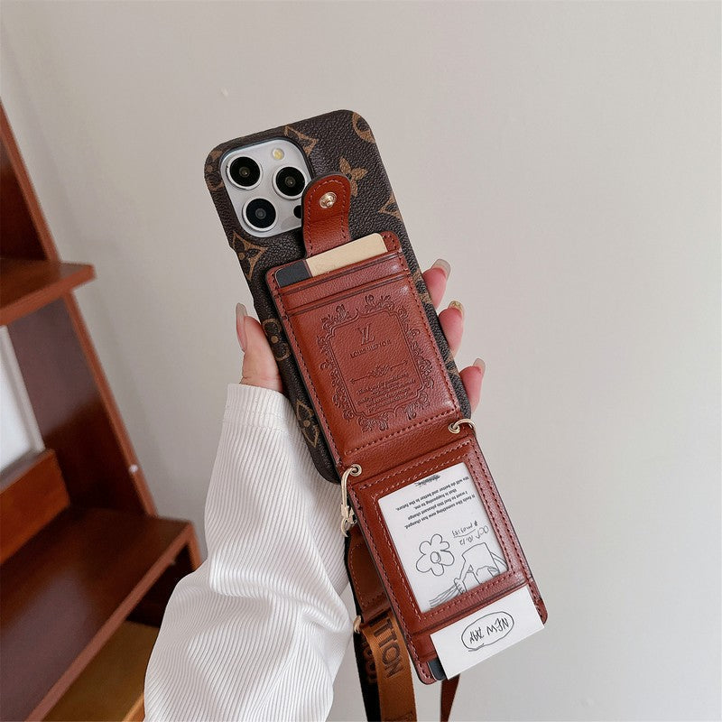 Lou Card Bag Crossbody Chain Case iPhone
