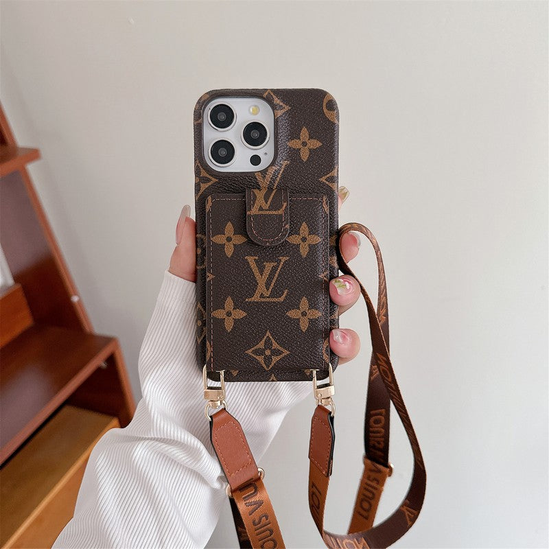 Lou Card Bag Crossbody Chain Case iPhone