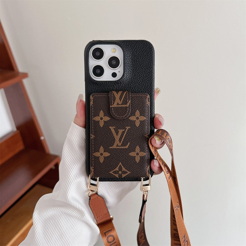 Lou Card Bag Crossbody Chain Case iPhone