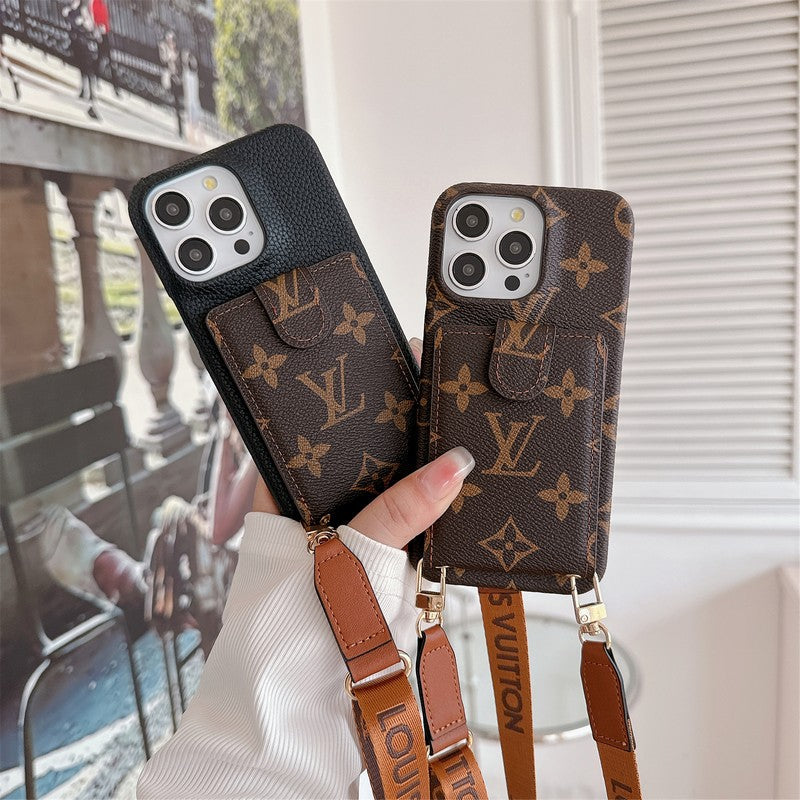 Lou Card Bag Crossbody Chain Case iPhone