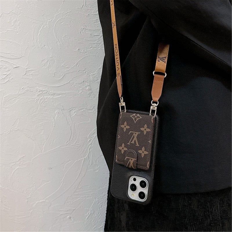 Lou Card Bag Crossbody Chain Case iPhone