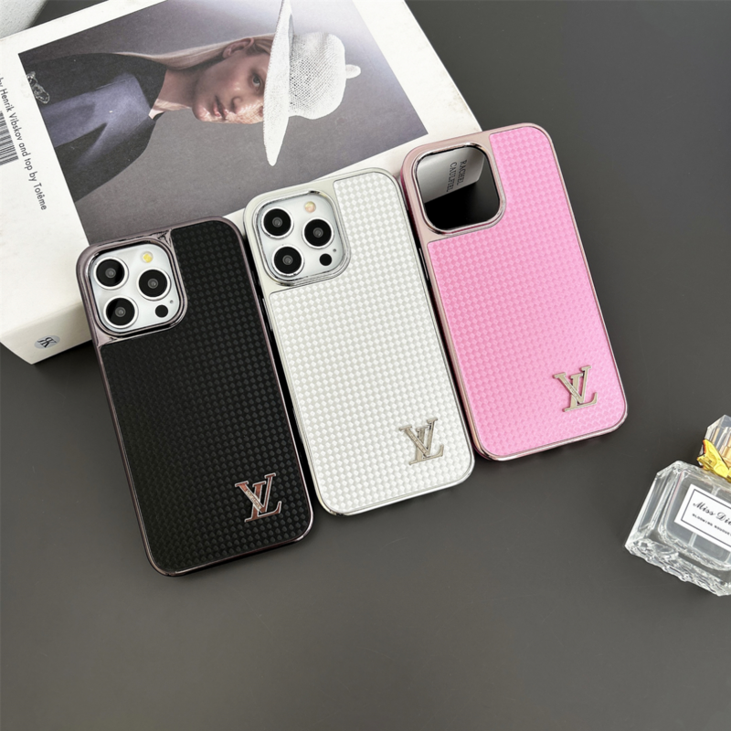 Caso do iPhone de cor de fibra de carbono Lou