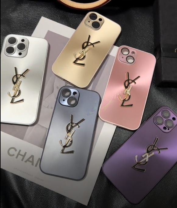 Caso do iPhone mono do brilho y-s-l x mono