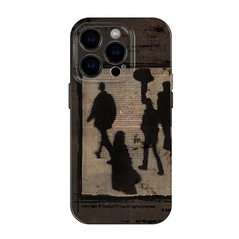 Caso de iPhone de arte vintage