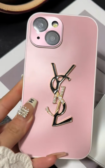 Caso do iPhone mono do brilho y-s-l x mono