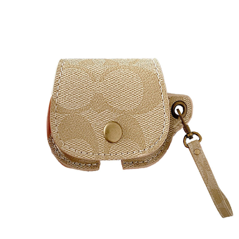 Coach de couro AirPods Pro Case White-CC231215