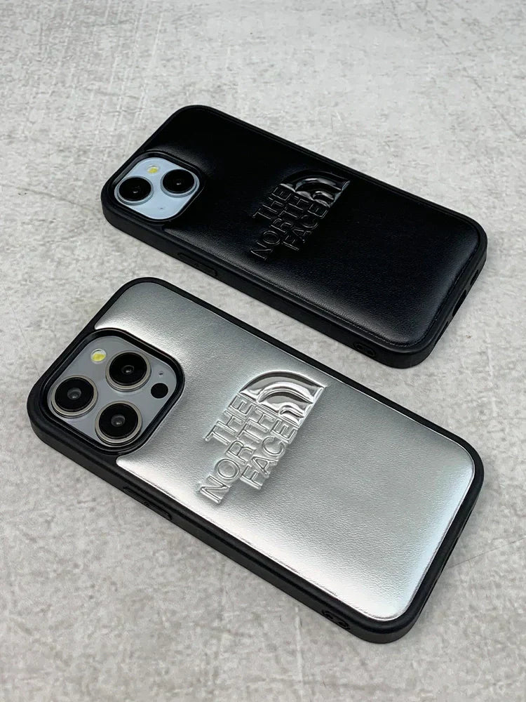 Caja de iPhone de cuero tnface