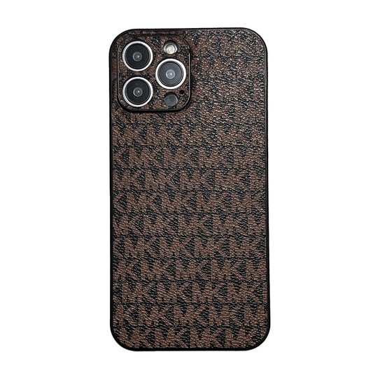 Estojo para iPhone de couro MK